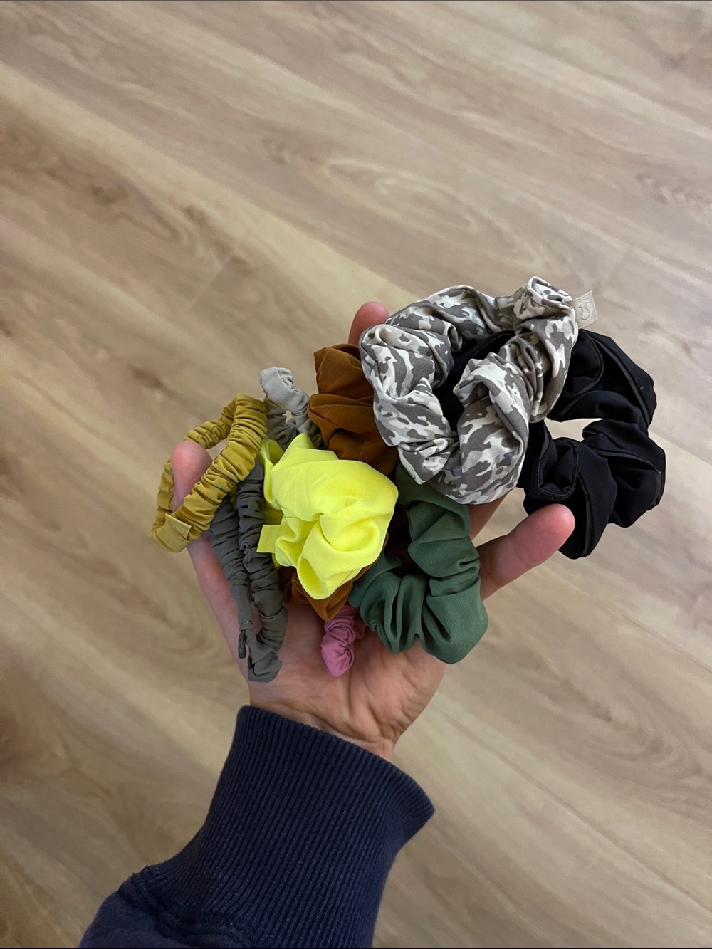 Mix of lululemon scrunchies